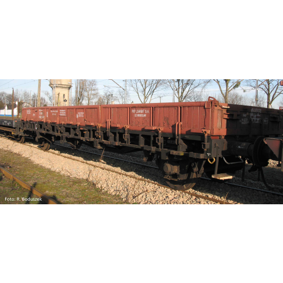 Wagon towarowy platforma ex "Ulm" PKP Cargo S.A. PIKO 24513 H0